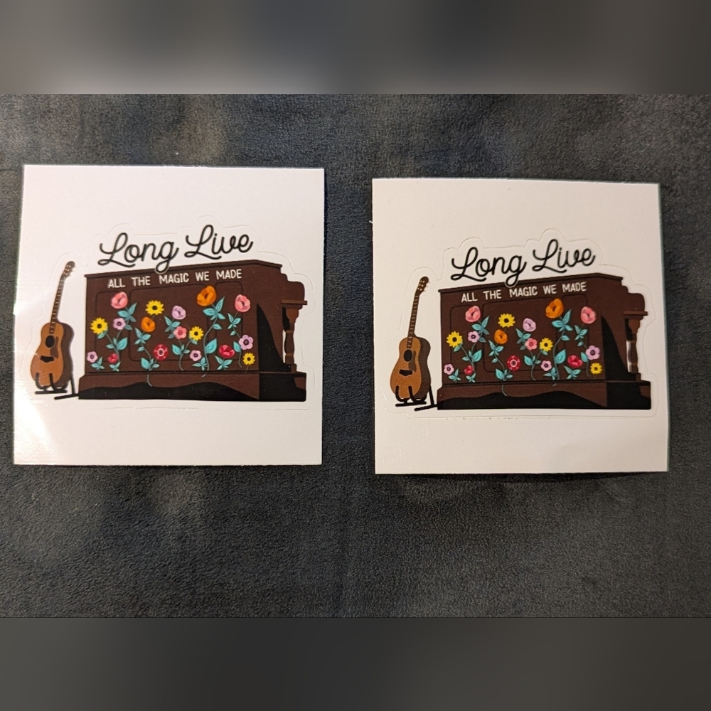 2 Long Live Stickers New 🌷3 for $25.